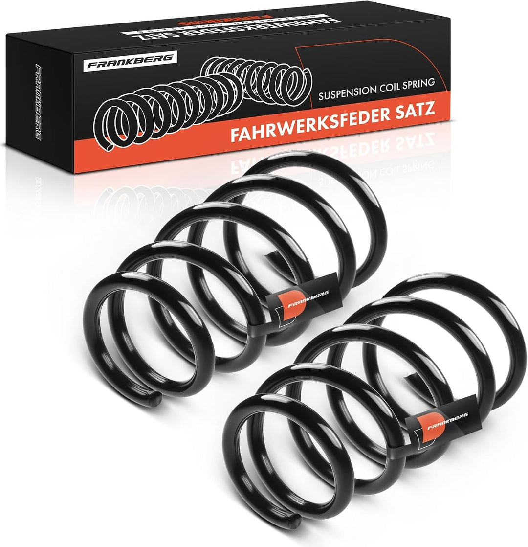 Frankberg 2x Federn Fahrwerksfeder Hinterachse Kompatibel mit Uno 146 0.9L-1.7L Schrägheck 1983-2006