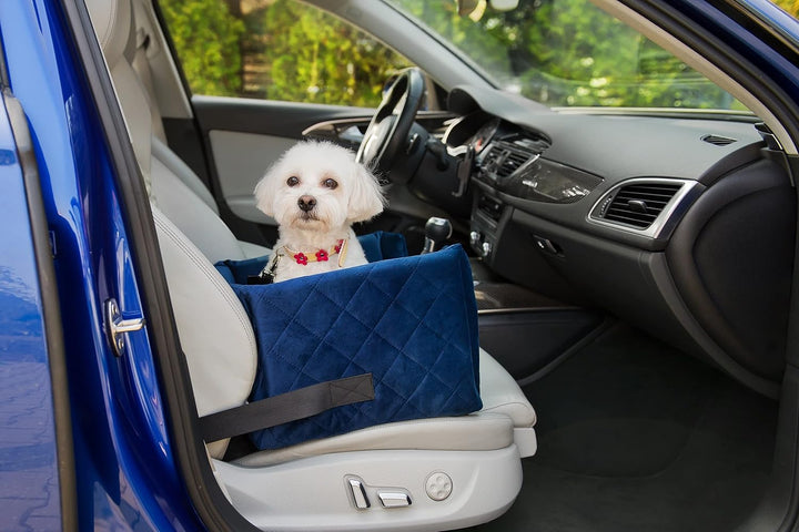 Exclusive Hunde Autositz | Autositz für Hunde, Katzen, Haustier | Rückbank, Beifahrersitz | Hundebet