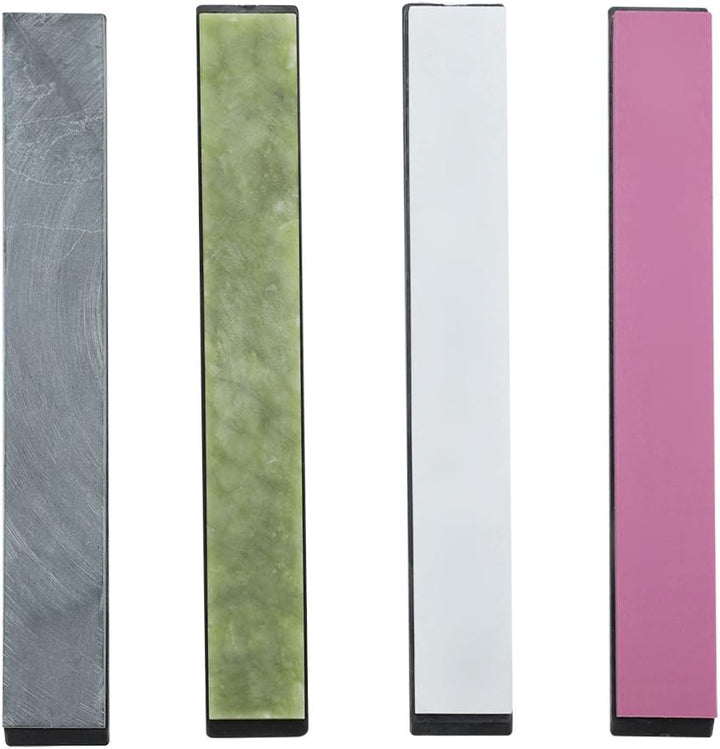 4PCS Schärfstein-Set, bunter Schleifstein mit einer Körnung von 3000-10000, Schleifstein aus natürli
