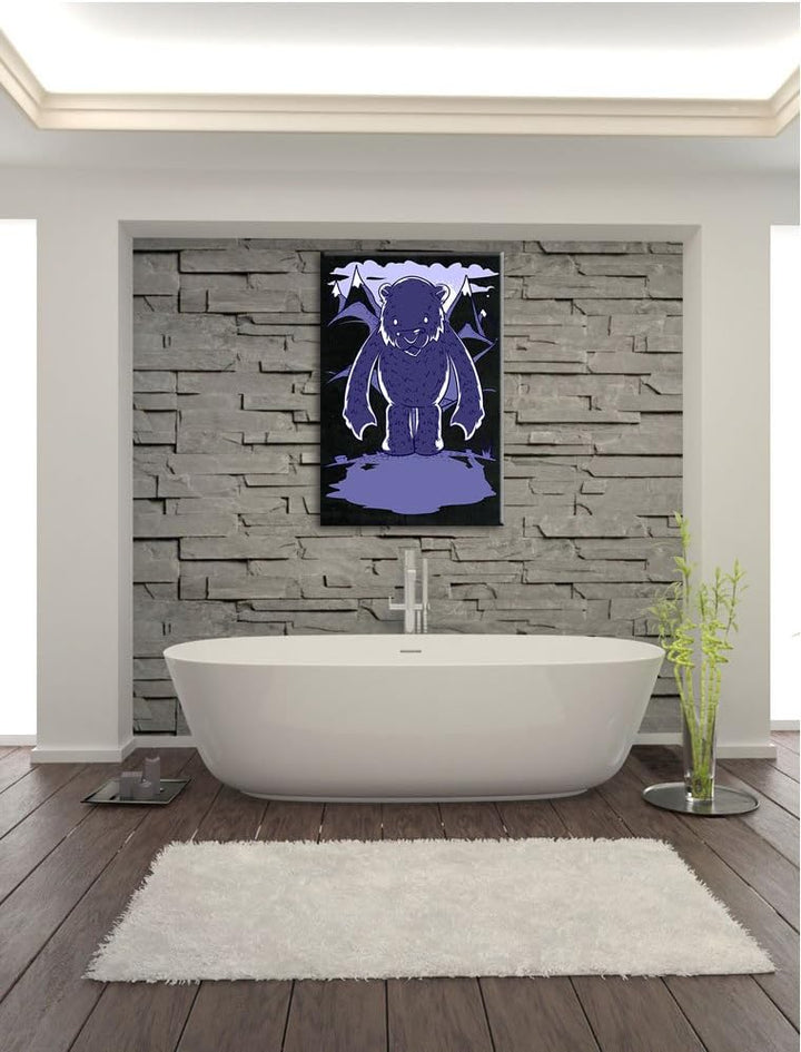 Dark Protective black Bild auf Leinwand, XXL riesige Bilder fertig gerahmt mit Keilrahmen, Kunstdruc