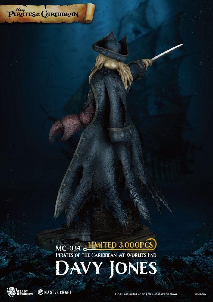 Beast Kingdom MC-034 Pirate Fluch der Karibik: at World's End Master Craft Davy Jones, Mehrfarbig