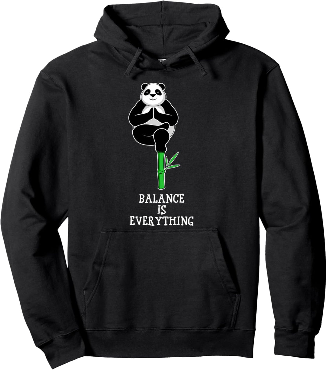 Yoga Meditation Buddhismus - Namaste Zen Panda Yogi Pullover Hoodie