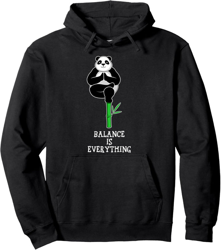 Yoga Meditation Buddhismus - Namaste Zen Panda Yogi Pullover Hoodie