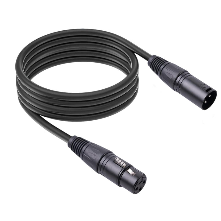 XLR-Kabel, 3-Pol XLR Female auf 3-Pol XLR male, Stereo-Mikrofonkabel, für Studio, Bühne, Podcast, Li