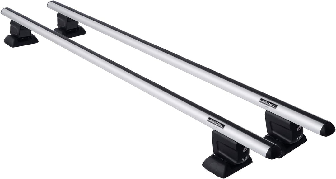 Kompletter Aluminium-Dachträger Easy Line Expert 135 cm für Renault Kangoo II Van 2008-2021 mit Befe