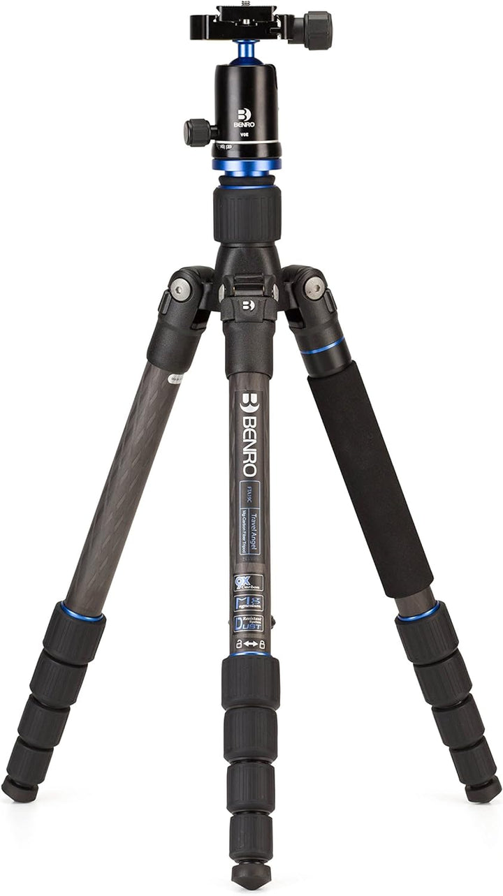 Benro FTA19CV0 Travel Angel Reisestativ mit Kugelkopf Carbon Fiber Tripod Kit 1 Series/ 5 Section Ki
