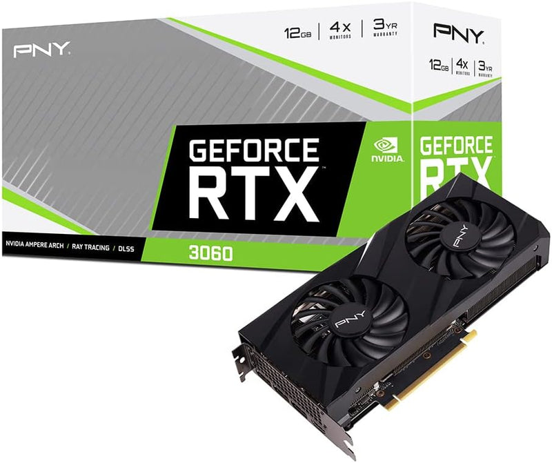 PNY GeForce RTX™ 3060 12GB VERTO Dual Fan Grafikkarte RTX 3060 VERTO