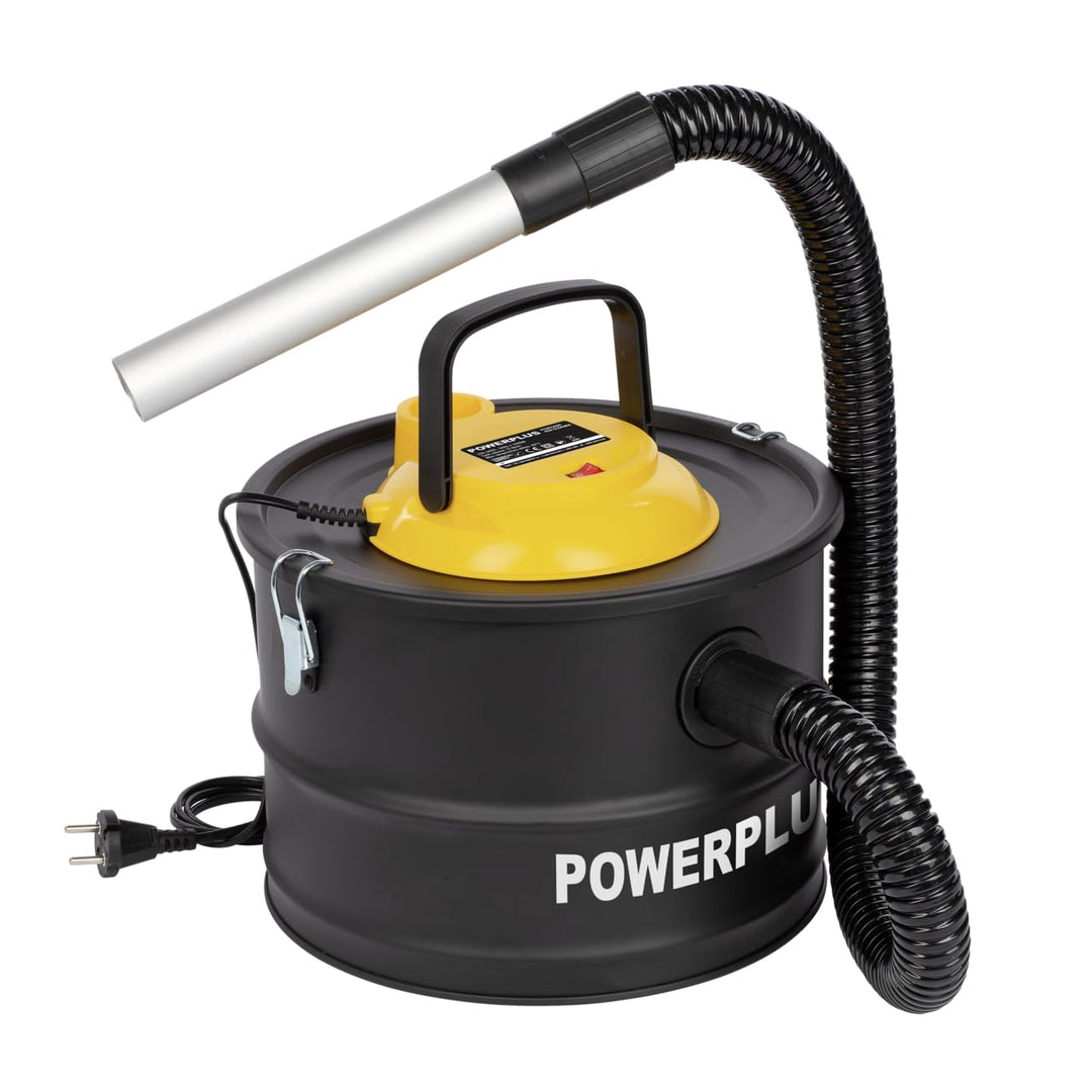 POWERPLUS elektrischer Aschesauger POWX3000-1000W Aschestaubsauger für Kamin, Ofen, Holzofen - Asche