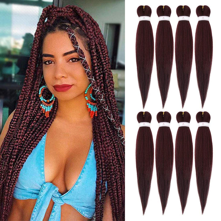 EZ Braid Pre Stretched Braiding Hair,8Packs-26 Zoll EZ Braid Professionelles Haar Yaki Texture Synth