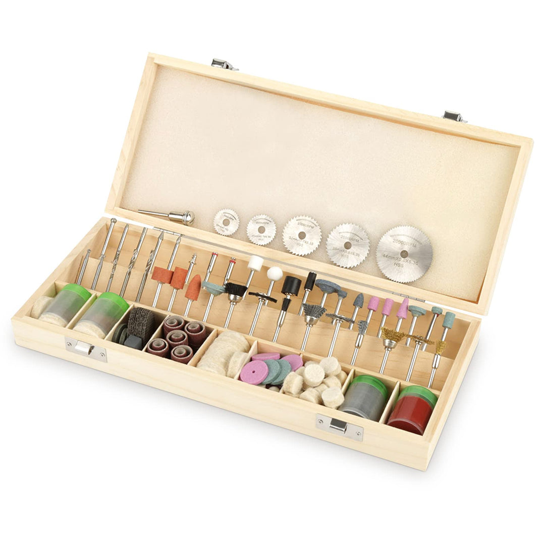 242 Pcs Zubehör Set, Zubehoer für Multifunktionswerkzeug Rotary Tool Zubehör Set Mehrzweck Zubehörse