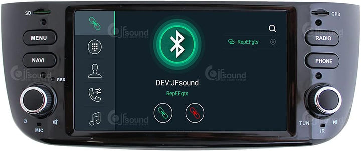 Personalisiertes Autoradio für FIAT Punto Evo Android GPS Bluetooth WiFi USB DAB+ Touchscreen 6.2" 8