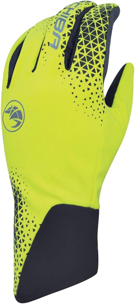 Chiba BioXCell Light Winter Fahrrad Handschuhe gelb/schwarz 2023 XL (10), XL (10)