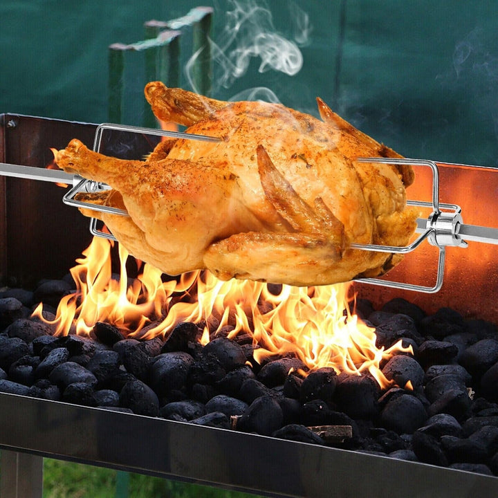 4 Stück Fleischklammer für Drehspiess Fleischnadeln BBQ Klammer Fleischnadel für Grillspiess Edelsta