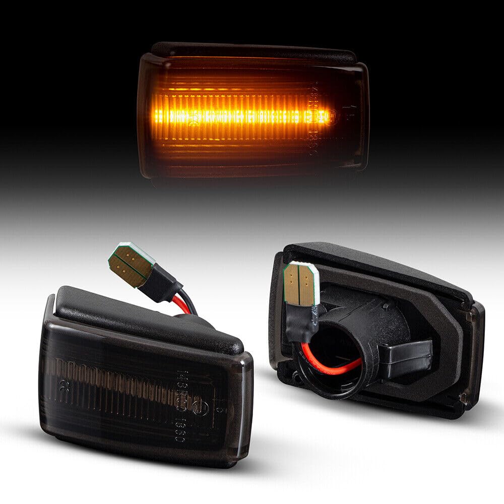 RECAMBO Led Seitenblinker kompatibel mit Volvo C70 | BJ 1997-2005 | CAN-Bus Fehlerfrei | SMD - Effiz