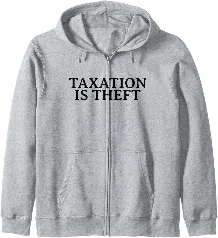 Taxation Is Theft Lustiges Kapitalisten Kapuzenjacke