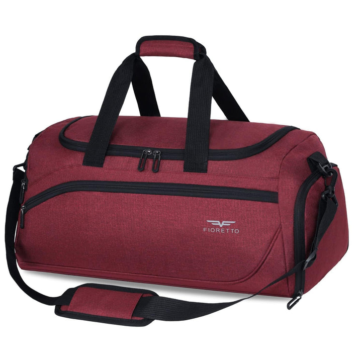 FIORETTO 50L Sporttasche & Reisetasche für Damen und Herren, mit Schuhfach & Nassfach, Wasserdicht T