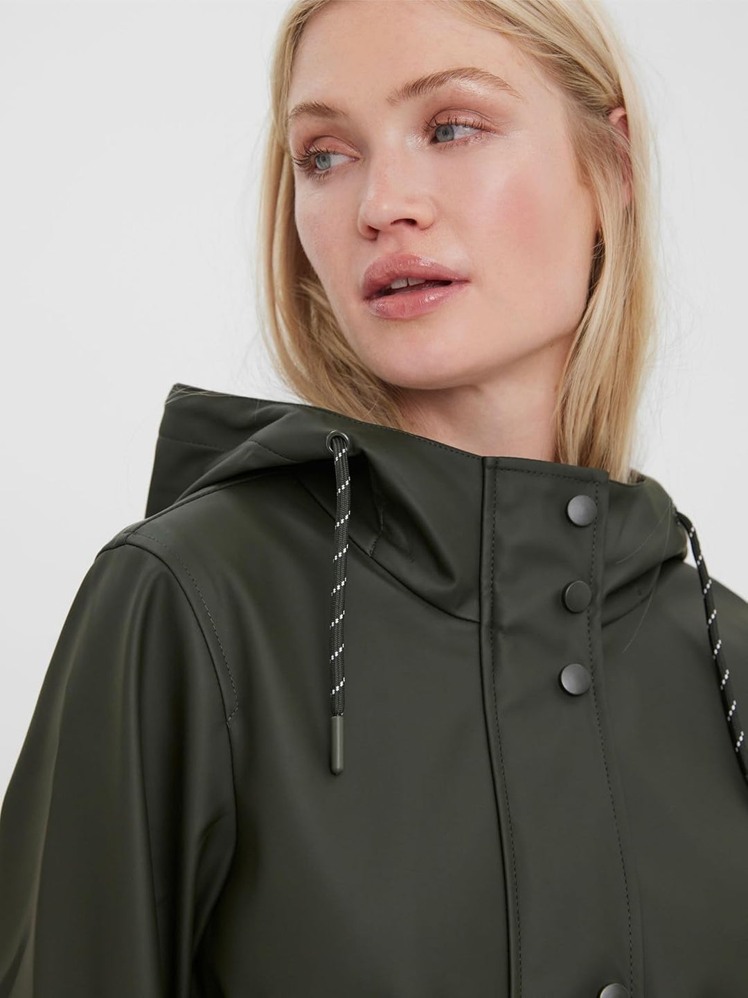 VERO MODA Damen Vmmalou Coated Jacket Noos XS Tall Peat, XS Tall Peat