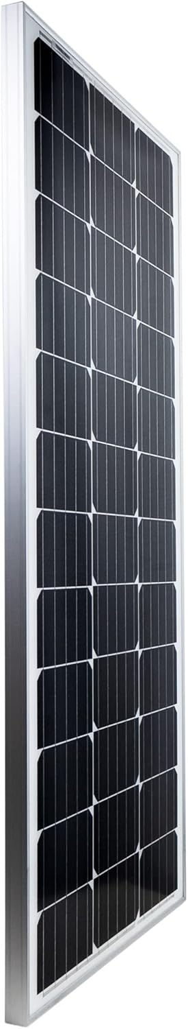 Solarmodule Monokristallin Solarpanel Solarzelle Photovoltaik Solar PV Mono (100W) 100 W 12 V, 100 W