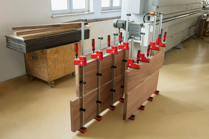 BESSEY 2x Korpuszwinge REVO KRE60-2K-SET, Spannweite 600 mm Ausladung 95 mm, Metallverstärktes Kunst