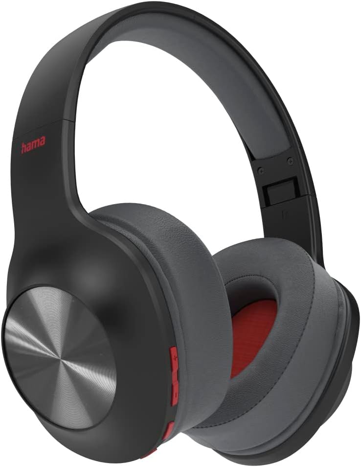 Hama Bluetooth Kopfhörer, Over-Ear Headset (Kabelloses Headset mit 38h Akku, faltbare Earphones mit