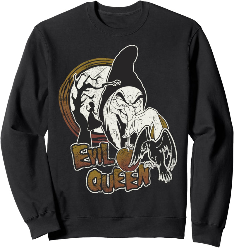 Disney Snow White Evil Queen Retro Style Portrait Sweatshirt