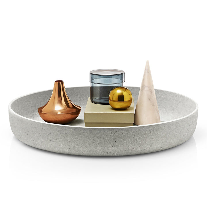 blomus -MOON- Dekoschale aus Stein, puristische Beton-Optik, hochwertige Verarbeitung, Industrial-De