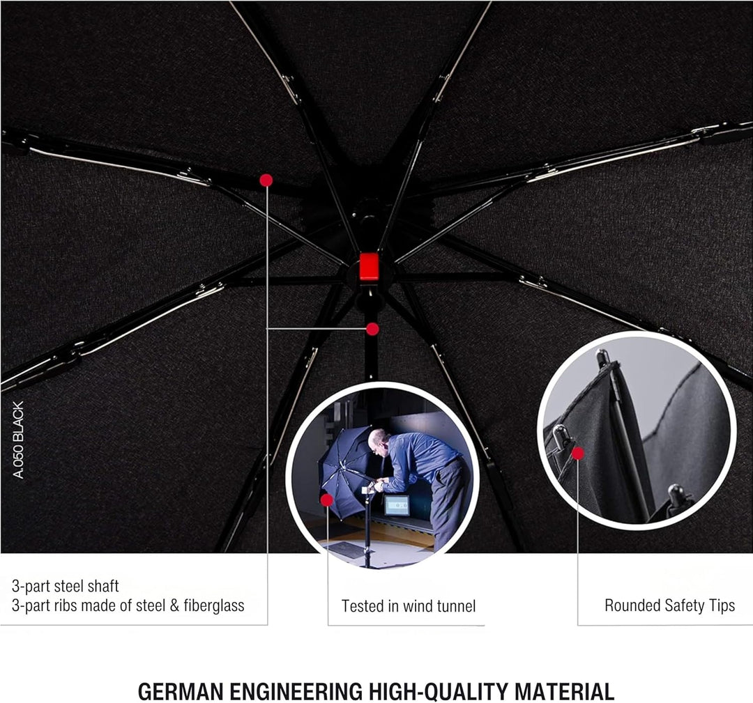 Knirps Taschenschirm AS.050 Slim Small Manual - Der flachste Knirps - Superleicht - Klein und kompak