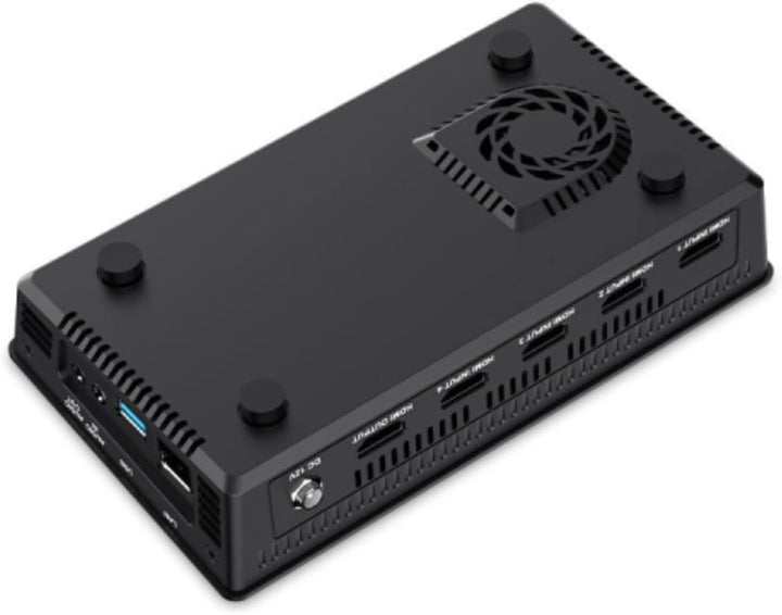 FEELWORLD L2 Plus Multi-Kamera-Video-Mixer-Umschalter 5,5" LCD-Touchscreen 4 x HDMI-Eingänge PTZ-Ste