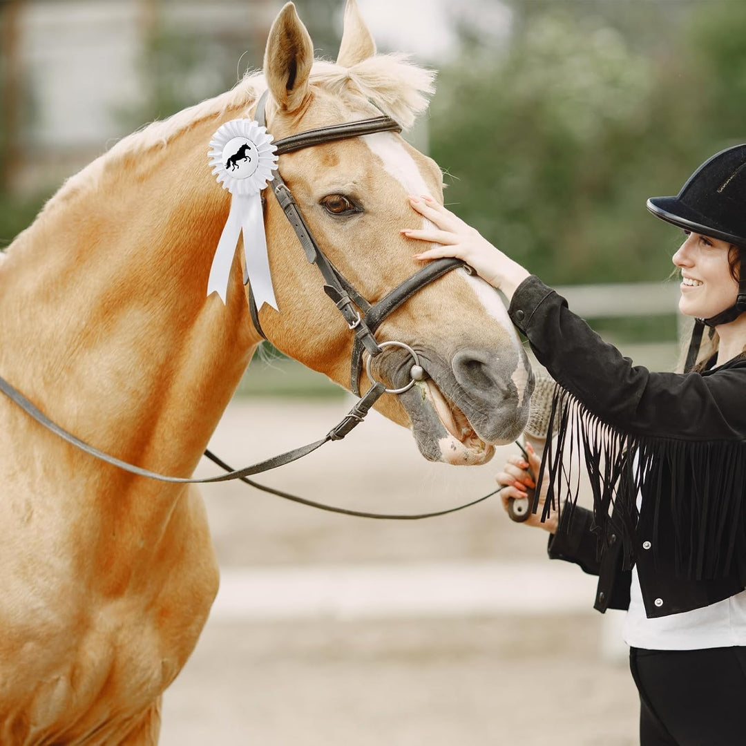 5 Stück Turnierschleife Pferd Turnierschleife Hobby Horse Turnierschleifen Abzeichen Turnierschleife