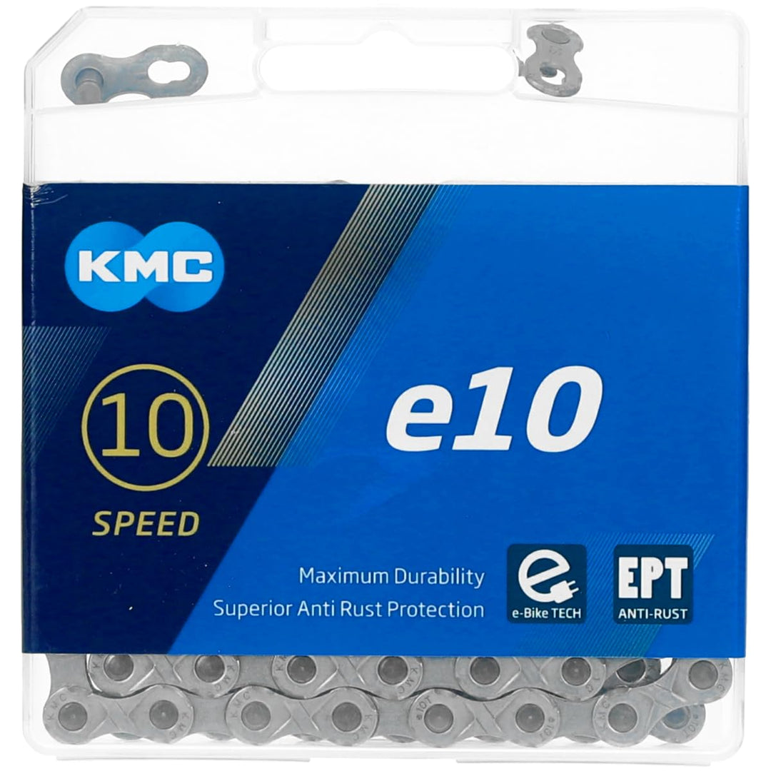 KMC Unisex – Erwachsene e10 136 Glieder silber Single, 136 Glieder silber Single