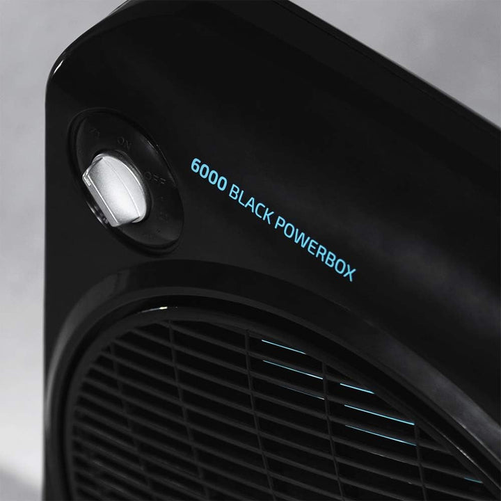 Cecotec Turmventilatoren (Schwarz, EnergySilence 6000 PowerBox) (Schwarz) Quadrat Schwarz, Quadrat S