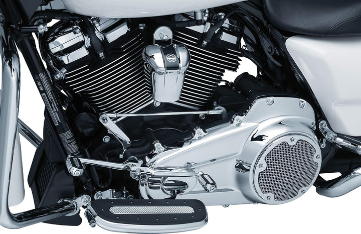 Kuryakyn 6411 Motorrad Accent Zubehör: Präzisions-Zylinder-Basisabdeckung für Harley-Davidson Motorr