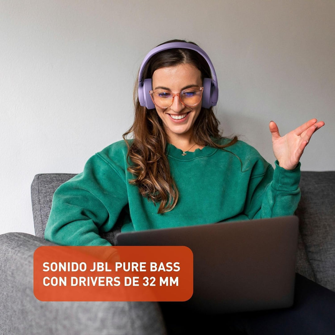JBL Tune 770NC Kabellose Bluetooth-Kopfhörer, 40 mm Treiber, 70 Stunden Wiedergabe, Einstellbarer EQ