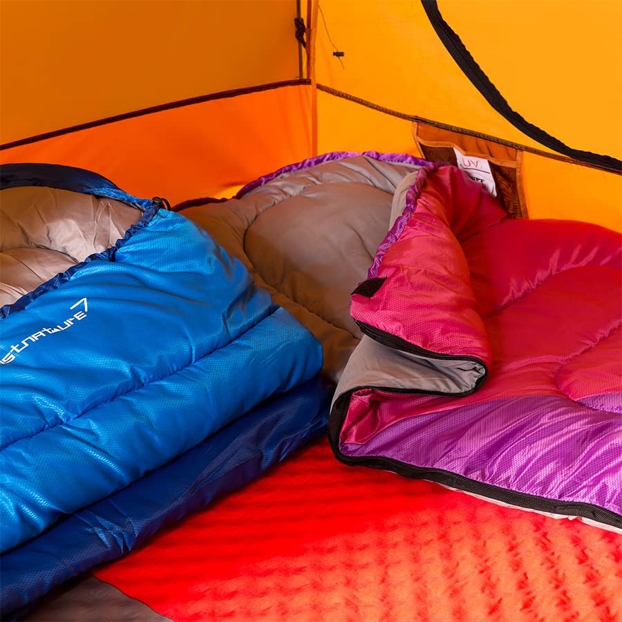 Clostnature Leichter Schlafsack für Camping – Outdoor Lässiger Deckenschlafsäcke mit Kleines Packmas