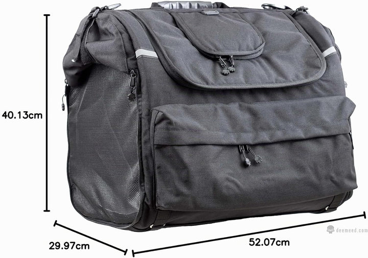 PETBAG Motorrad Tasche für Hunde und Katzen (2-36 kg), wasserdicht, tragbar, dreifach belüftet, Gepä