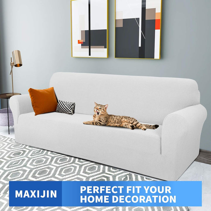 MAXIJIN Creative Jacquard Extra grosse Couchbezüge für 3- oder 4-Sitzer, super Dehnbare rutschfeste