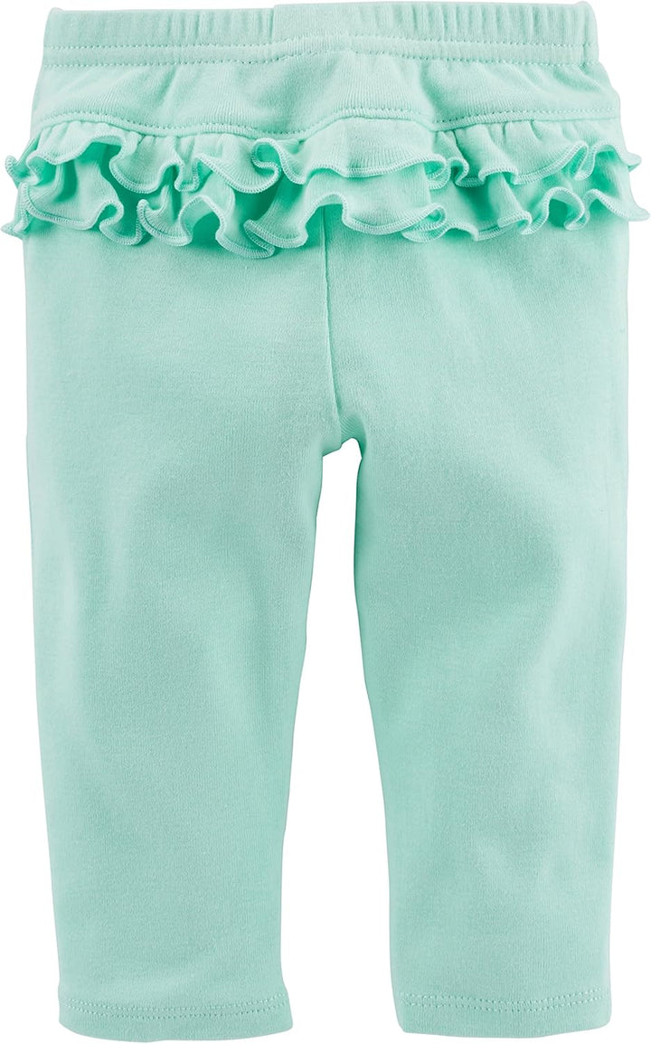 Simple Joys by Carter's Baby-Mädchen Infant-and-Toddler-Pants-Clothing-Sets 0 Monate Aquagrün Elefan