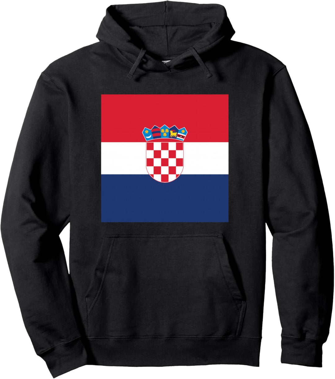 Flagge Kroatien, Herren Damen Kinder, Kroatien-Flagge Pullover Hoodie