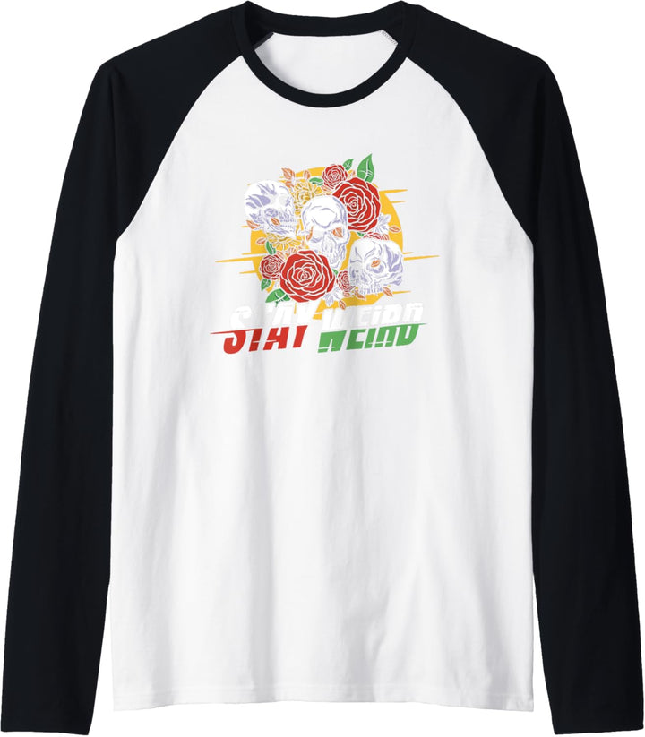 Gothic Schädel Mystisch - Gotisch Okkult Goth Raglan
