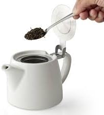 Forlife Porzellan Teekanne "Stump", weiss, 0.5L, Weiss