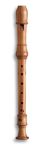Mollenhauer 5125 Denner Sopran-Blockflöte Rosenholz Natur-Holz Barock Doppelloch