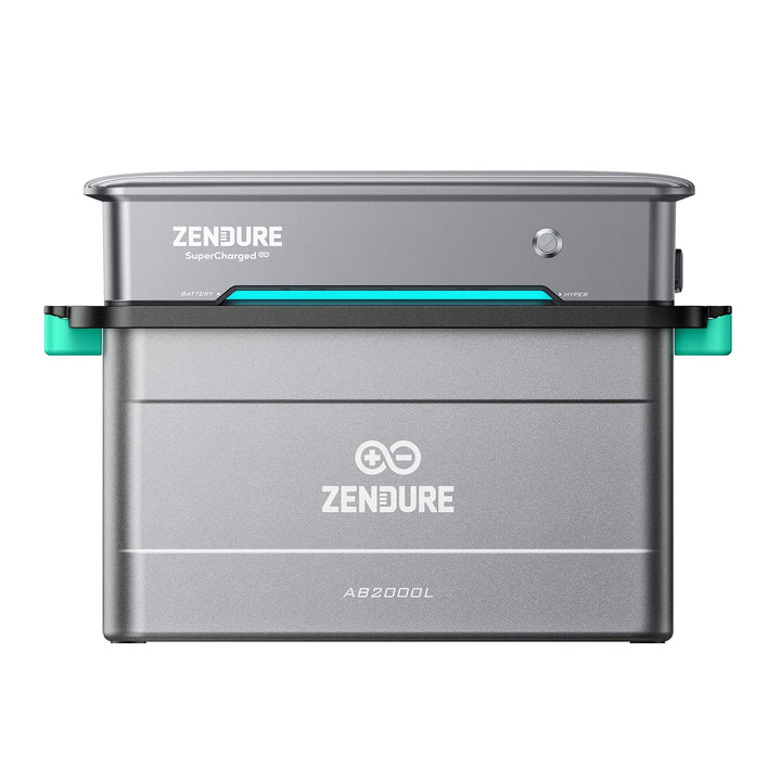 Zendure SolarFlow Balkonkraftwerk mit Speicher, Hyper 2000 mit 1800W Solar Eingang, Bidirektionales