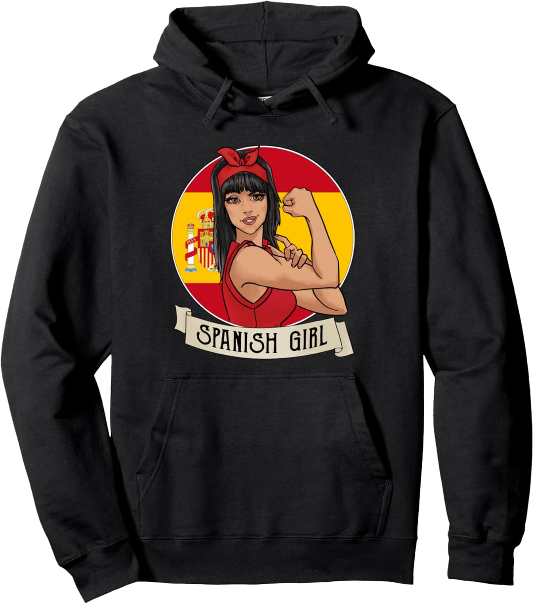 Spanisches Mädchen Spanien Pullover Hoodie