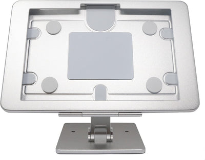 System-S Tisch Halterung 360° Ständer abschliessbar für Microsoft Surface Go 2 & 3 in Grau