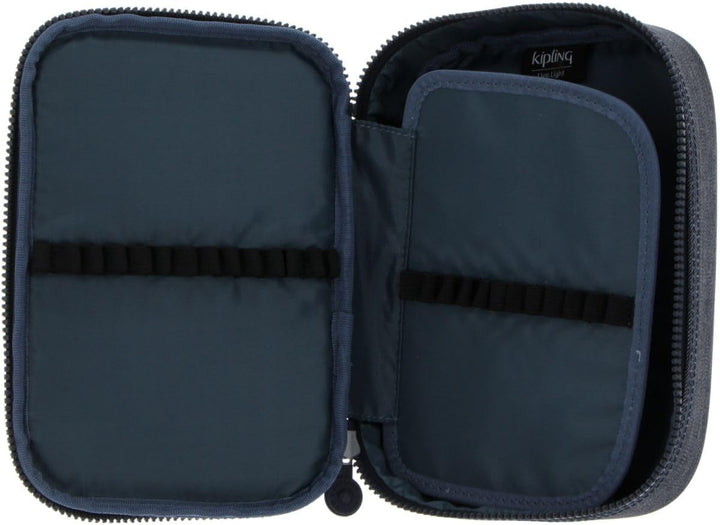 Kipling 100 PENS, Grosses Federmäppchen für bis zu 100 Stifte, 21 cm, 1.5 L, Marine Nary Marine Navy