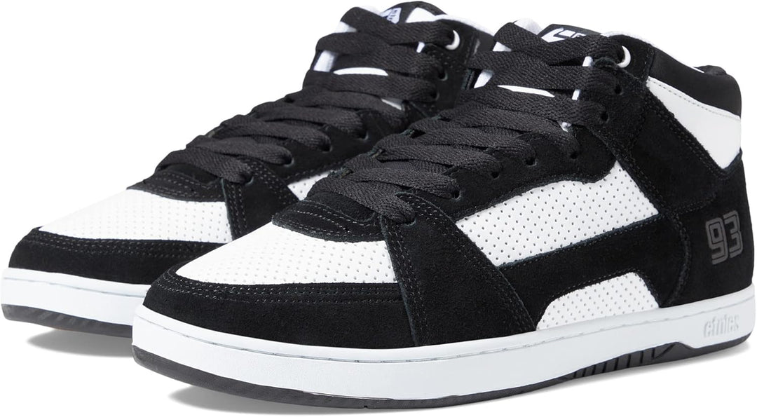 Etnies Herren Mc Rap Hi Top Skateschuh Skate-Schuh 43 EU Schwarz Weiss Weiss, 43 EU Schwarz Weiss We