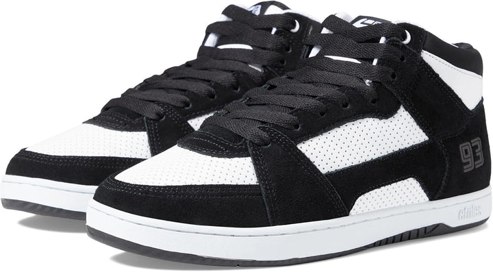 Etnies Herren Mc Rap Hi Top Skate-Schuh 42 EU Schwarz Weiss Weiss, 42 EU Schwarz Wei&amp;