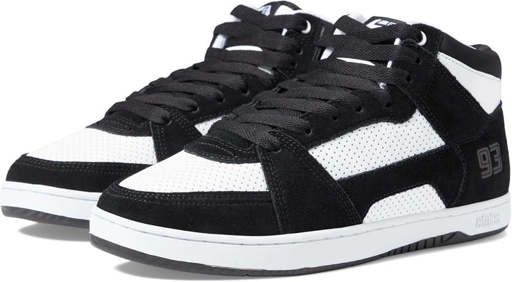 Etnies Herren Mc Rap Hi Top Skateschuh Skate-Schuh 42.5 EU Schwarz Weiss Weiss, 42.5 EU Schwarz Weis