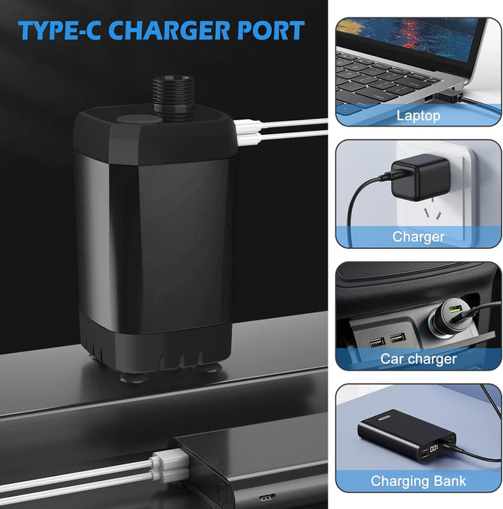 20L Upgrade Tragbare Campingdusche, Campingdusche Tragbare, Schwarze Aussendusche Elektrische Aussen
