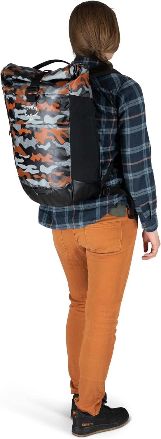 Osprey Unisex – Erwachsene Transporter Roll Top Lifestyle Pack Einheitsgrösse Tan Concrete, Einheits